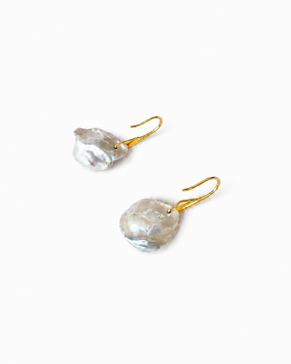 Golden Petal Keshi Pearl Hook — 4:5 product on white background