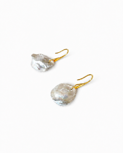 Golden Petal Keshi Pearl Hook — 4:5 product on white background