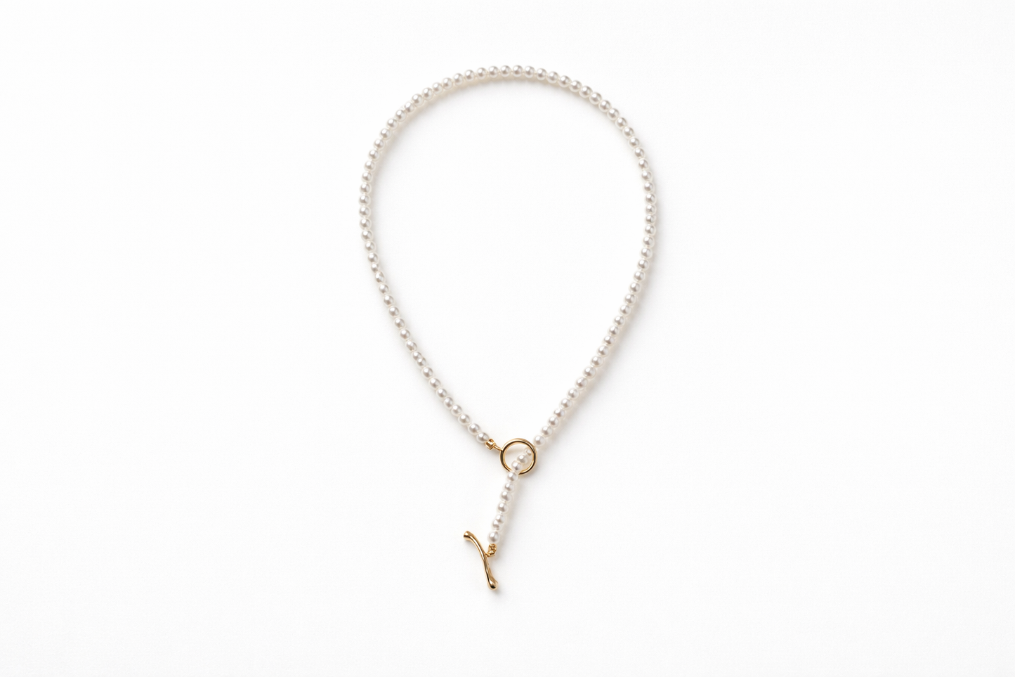 Soft Halo Pearl Necklace