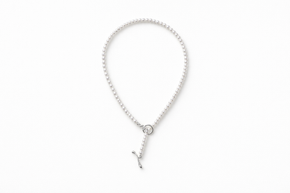 Soft Halo Pearl Necklace