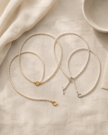 Signature Knotted Pearl Necklace