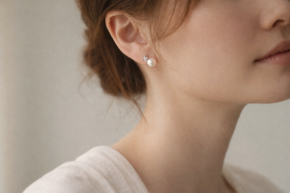 Everyday Pearl Stud Earrings