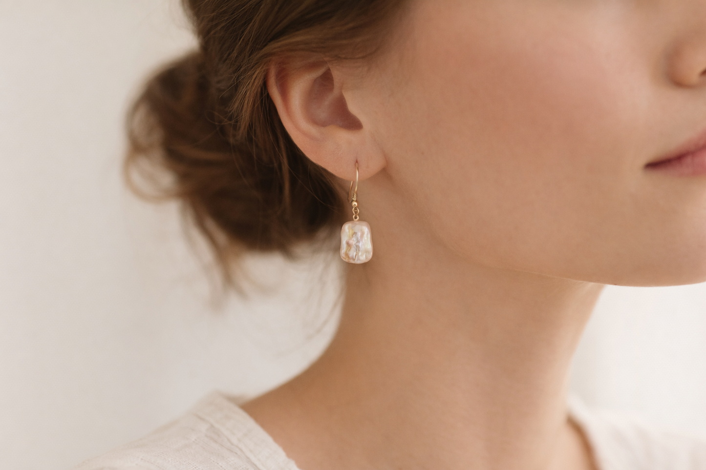 Baroque Pearl Drop Earrings