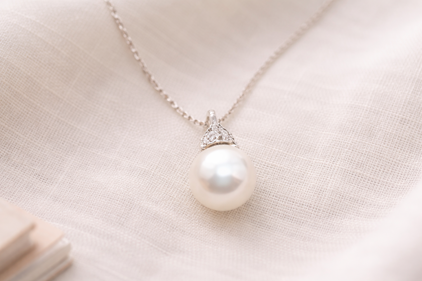 Still Whisper Pearl Pendant Necklace