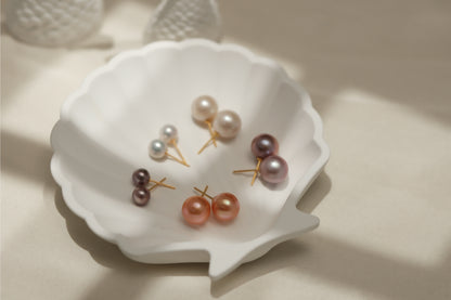 Everyday Luster Pearl Studs (3 Colors)