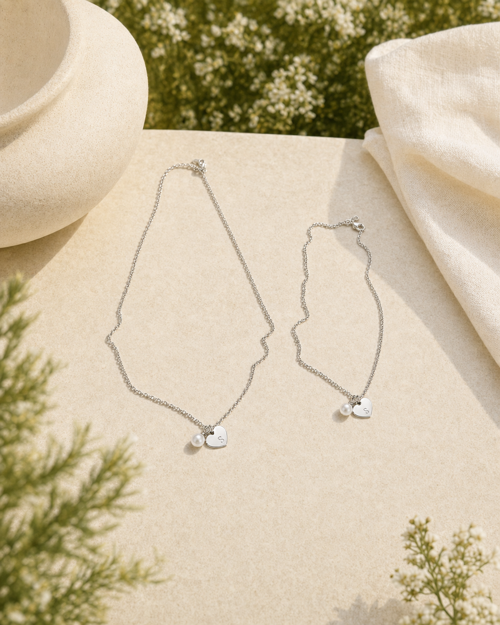 The Little Heart Pendant — Mom & Daughter Matching (4:5)