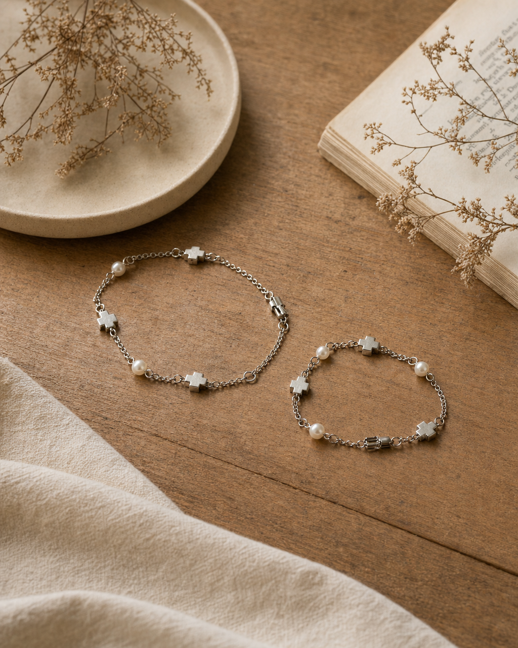 Clover Chain Bracelet — Mom & Daughter Matching (4:5)