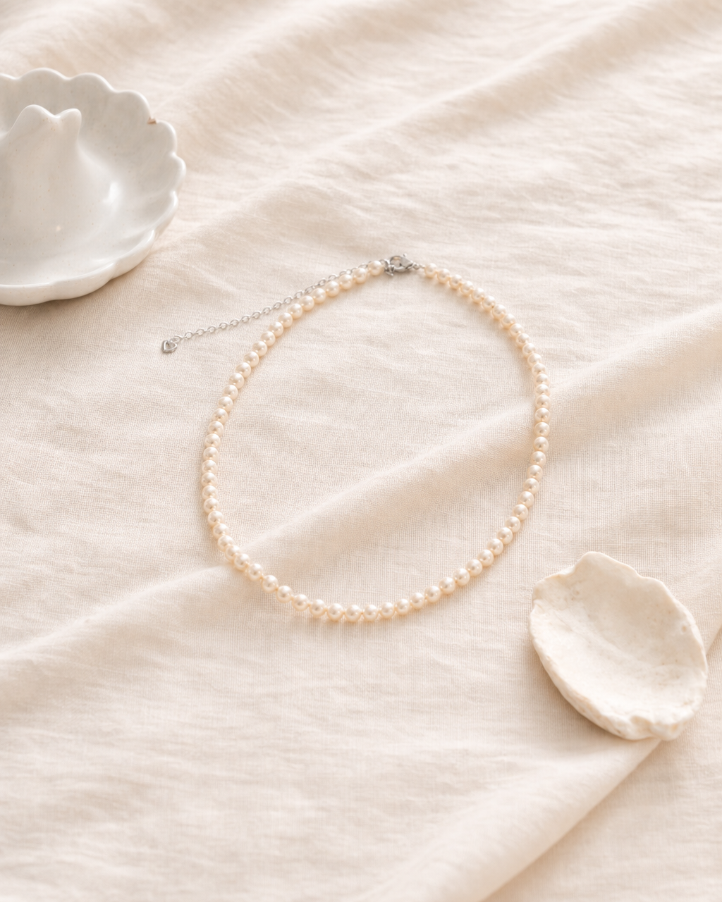 Apricot Glow Pearl Necklace (4:5)