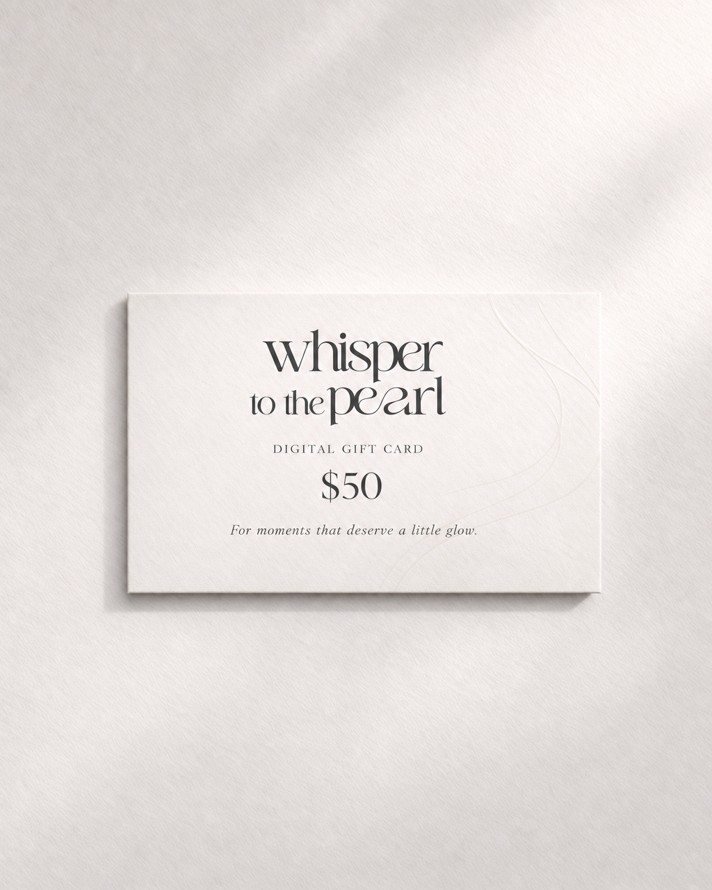 Whisper Gift Card (4:5)