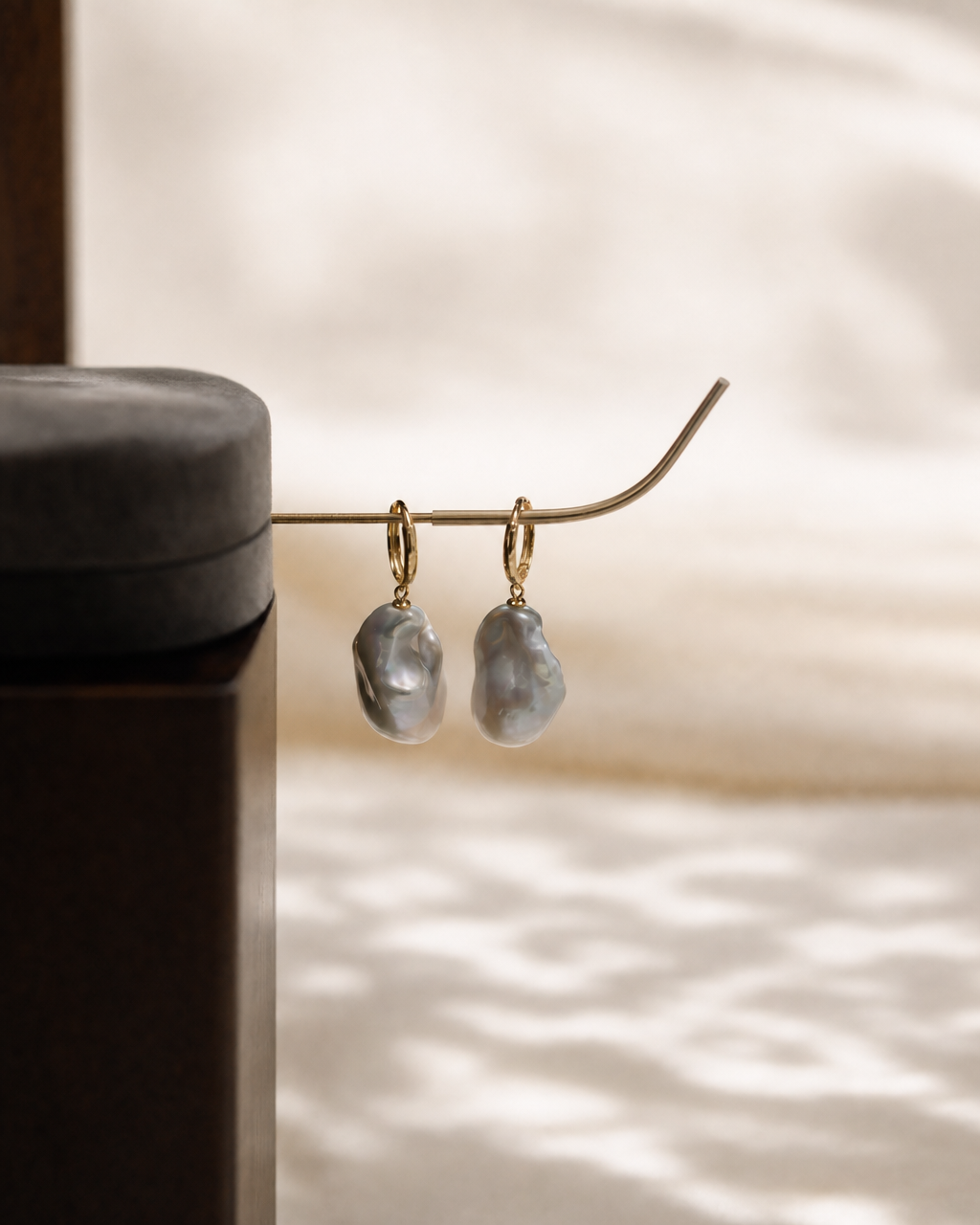 Soft Baroque Pearl Drops · 14K Gold Plated (4:5)