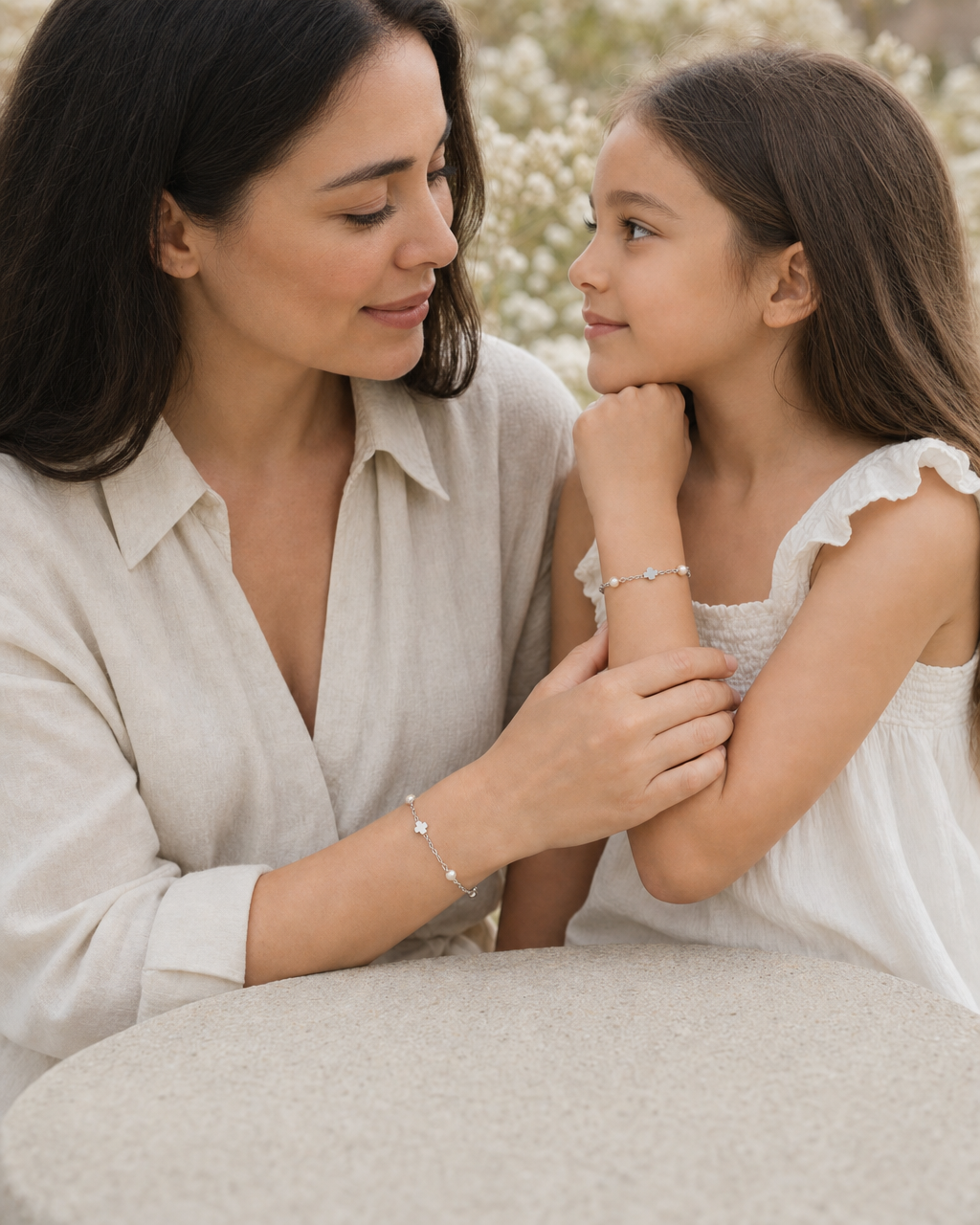 Clover Chain Bracelet — Mom & Daughter Matching (4:5)