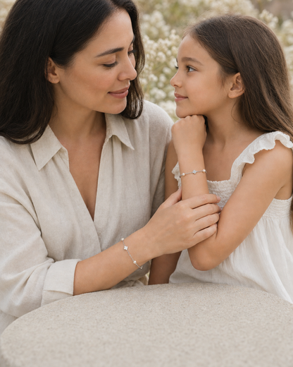 Clover Chain Bracelet — Mom & Daughter Matching (4:5)