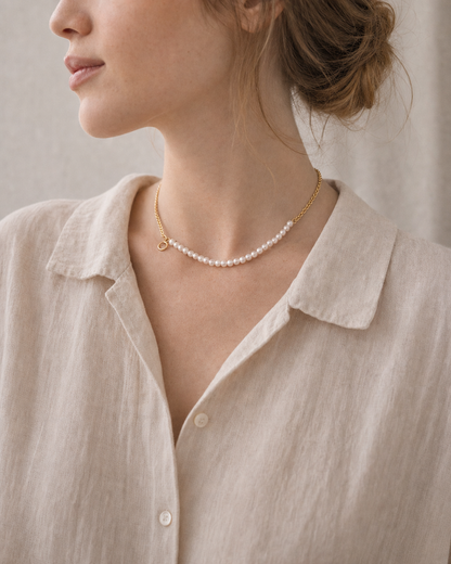 Half-Whisper Pearl Chain Bracelet (4:5)