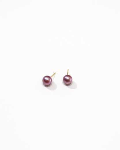 Everyday Luster Pearl Studs (3 Colors) (4:5)