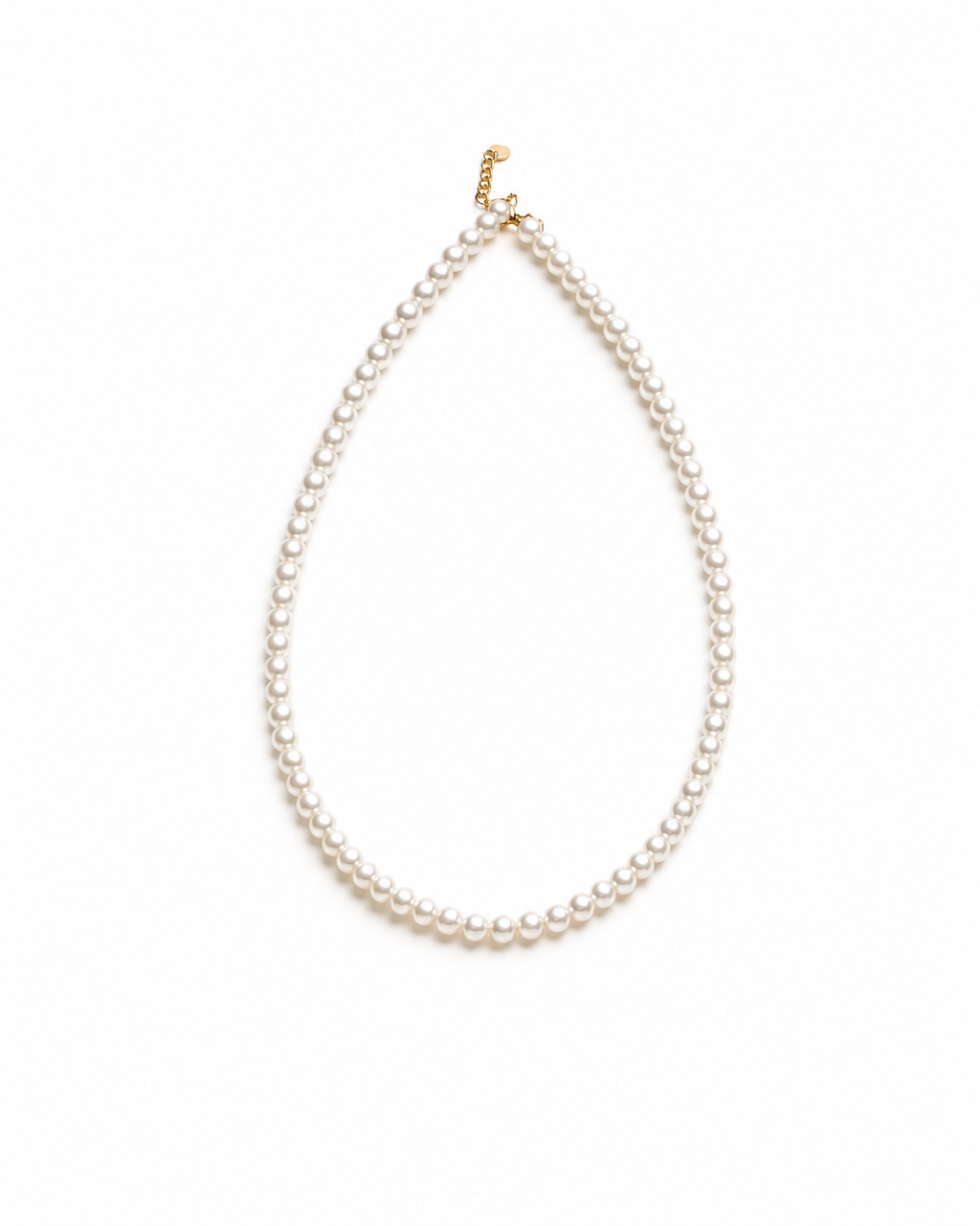 Her First Strand — Mom & Daughter Matching Pearl Necklace (4:5 vertical)
