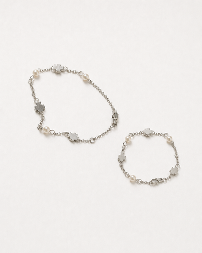 Clover Chain Bracelet — Mom & Daughter Matching (4:5)