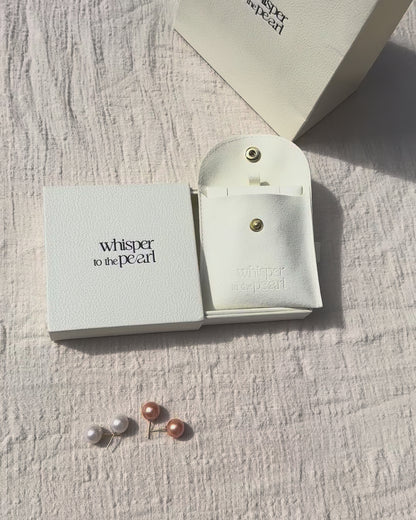 Signature Colored Pearl Studs
